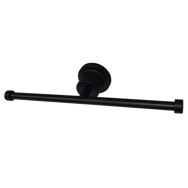 Kingston Brass Concord Wall Mounted Euro Toilet Paper Holder - Matte Black