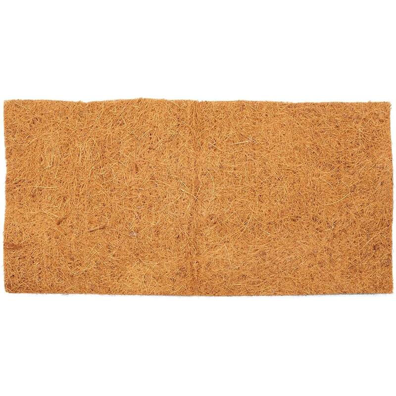 4 Pack Coco Fiber Liner Sheets Replacement for Planters, Substrate Mats for Small Pets, 19 x 11 inch