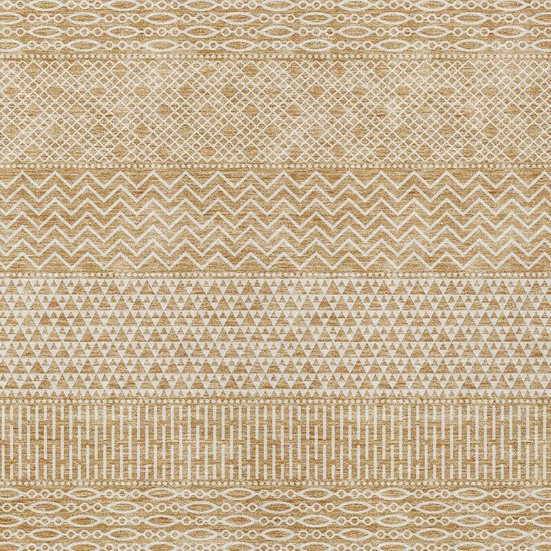 HomeRoots Chevron Modern Rectangle Outdoor Rug