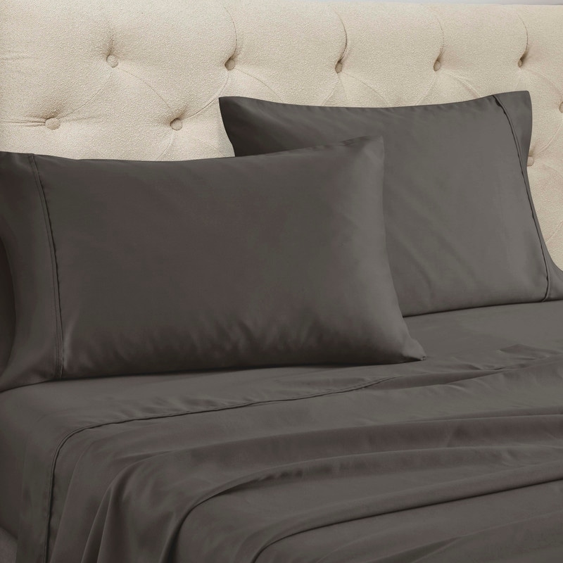 Superior Cotton Blend Solid 1500 Thread Count Deep Pocket Bed Sheet Set