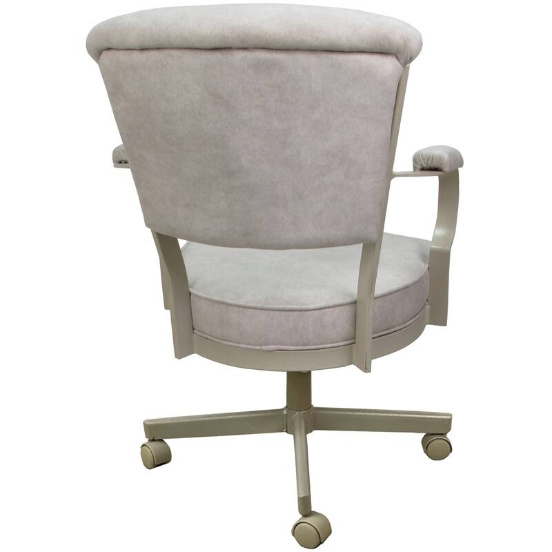 Miami Swivel Metal Caster Chair on Reading Base - 18" High Seat