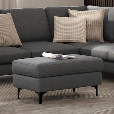 WYNDENHALL Lana Ottoman in Tightly Woven Performance Fabric