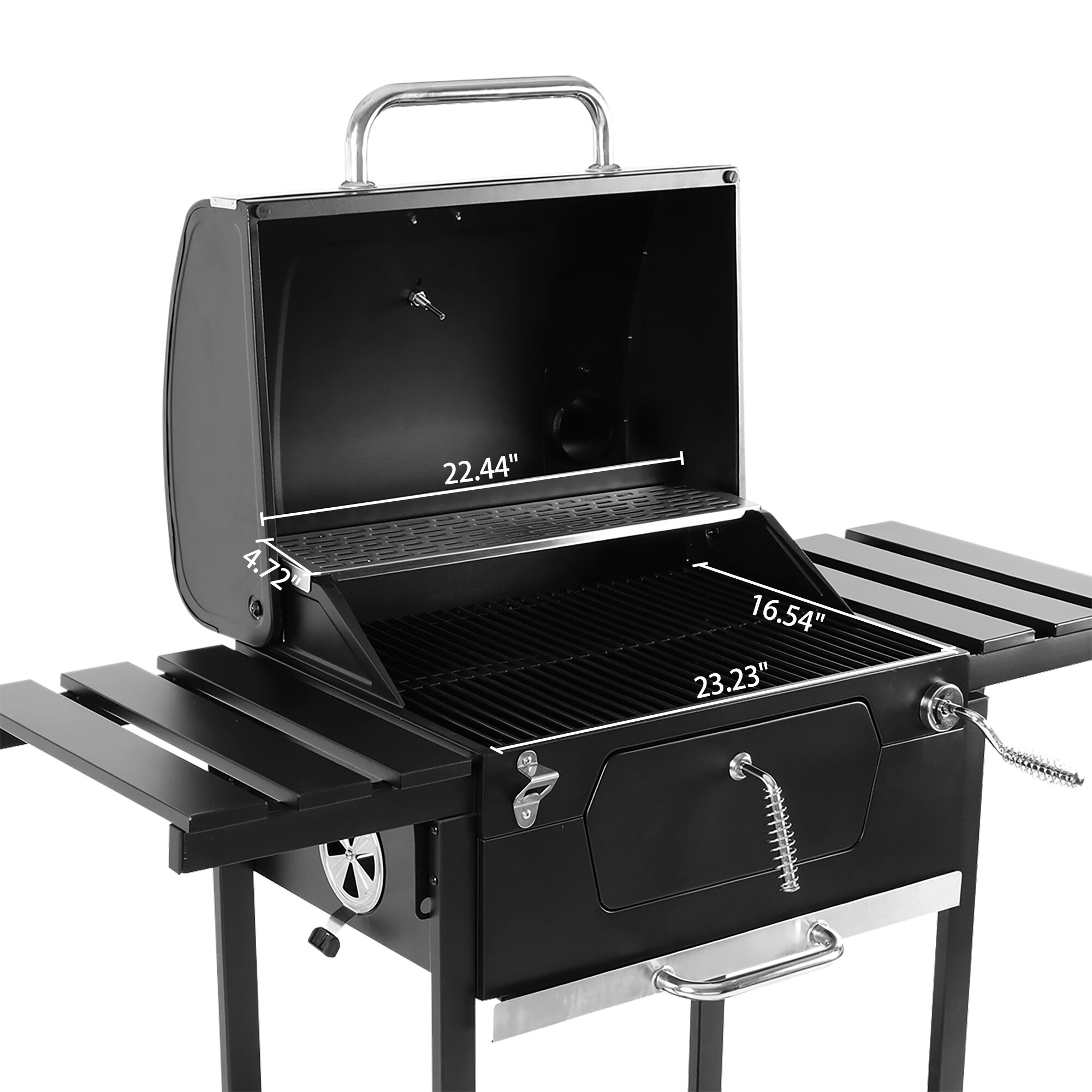 Royal Gourmet 24 inch Charcoal BBQ Grill Black Assembly Required