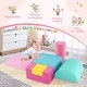 preview thumbnail 5 of 7, Gymax 6 PCS Kids Climber Play Set Indoor Foam Climb & Crawl Activity
