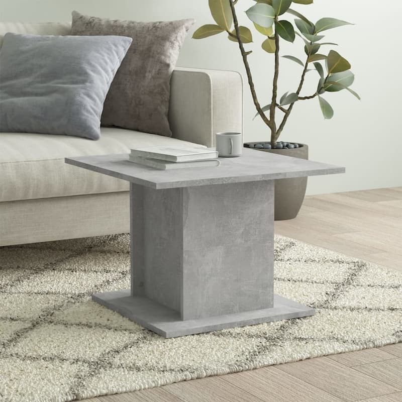 vidaXL Coffee Table End Table Sofa Table Living Room Furniture Engineered Wood - 21.9"x21.9"x15.7"