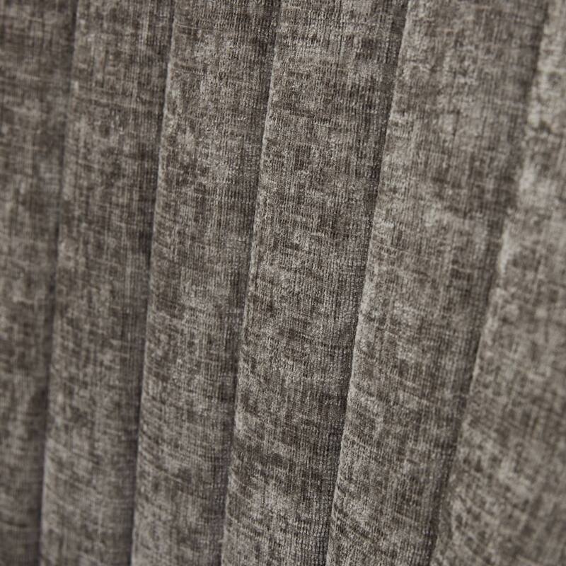 GDF Studio- Rayon Chenille Upholstered Dining Chair with Tufted Back & Golden Metal Base, Set of 2