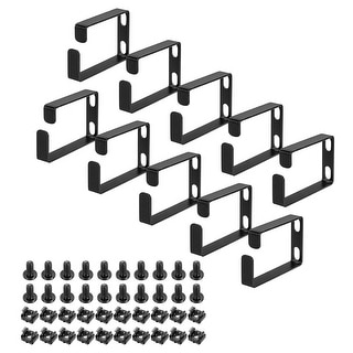 10Sets Server Rack Cable Management D Ring Hooks Wire Cable Organizers ...