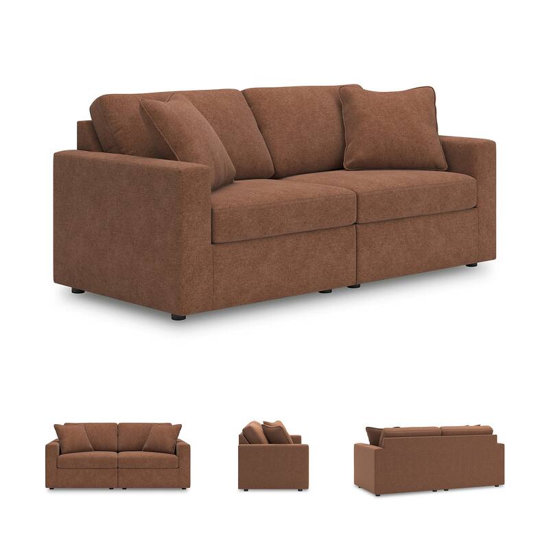 Signature Design by Ashley Modmax 2-Piece Loveseat - 76" W x 37" D x 36" H