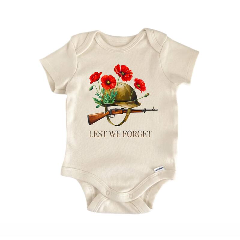 Memorial Day Lest We Forget - Baby Bodysuit - White - 0-3M