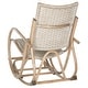 preview thumbnail 4 of 5, SAFAVIEH Bali Antique Grey Rocking Chair - 23.2" x 39.3" x 38.1"