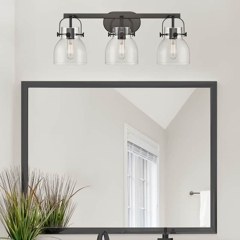 Innovations Lighting 423-3W-10-27 Pilaster II Bell Vanity Pilaster II