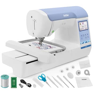 Brother PE900 5" x 7" Embroidery Machine w/ Full Color LCD Screen + Wireless + Jump Stitch Cutting + 193 Built-In Designs