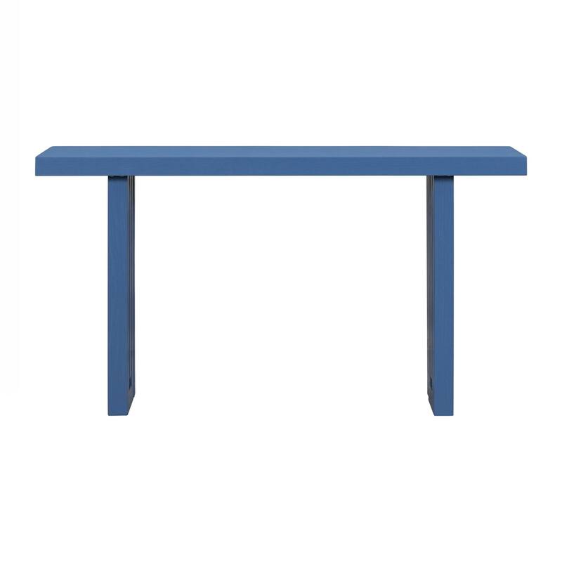 Console Table with Distinctive Side Shapes, Suitable for Entryway, Hallway, Living Room, Foyer, Corridor
