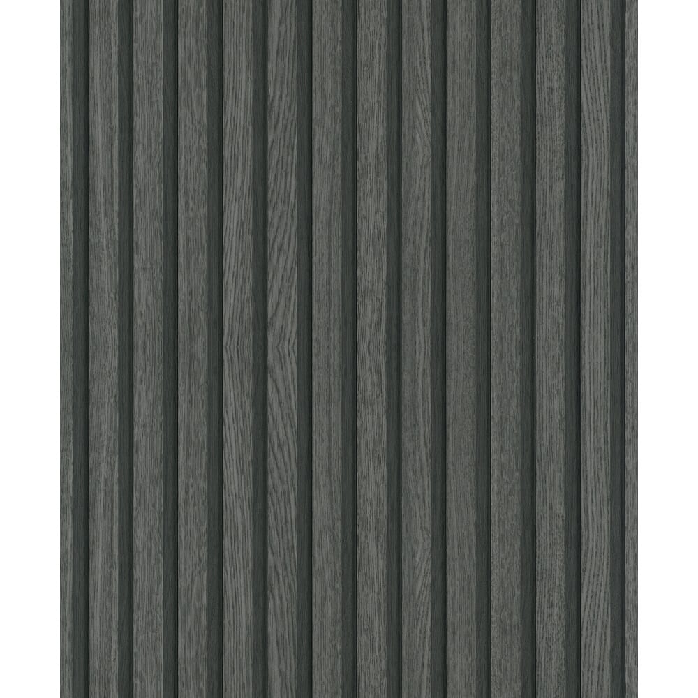 Galerie Wallcoverings Eden Collection Wood Slat Stripe Vinyl on Non-Woven Matte Wallpaper Roll