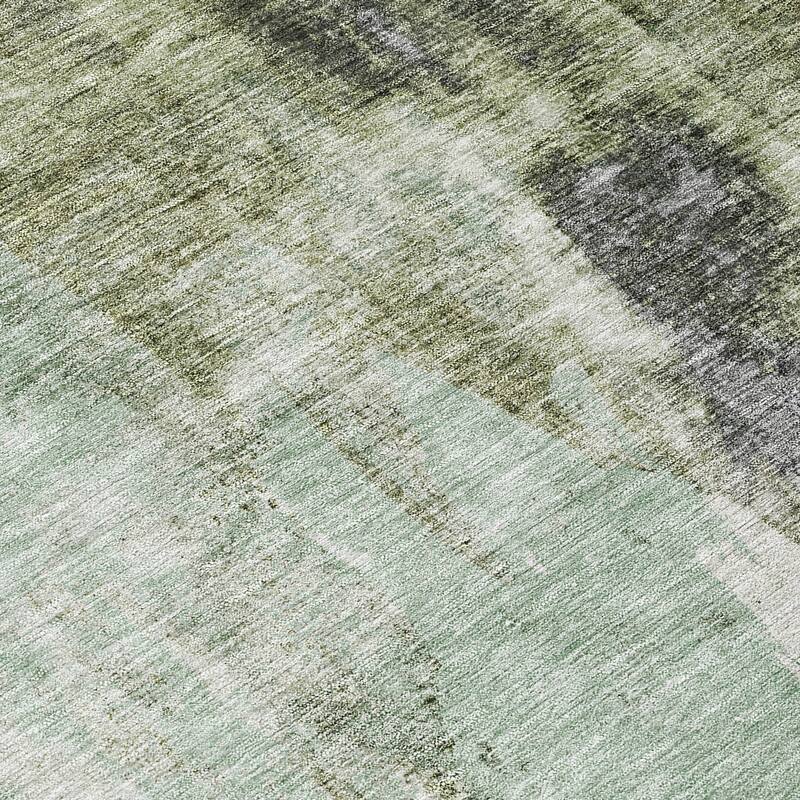 Machine Washable Indoor/ Outdoor Contemporary Chantille Rug