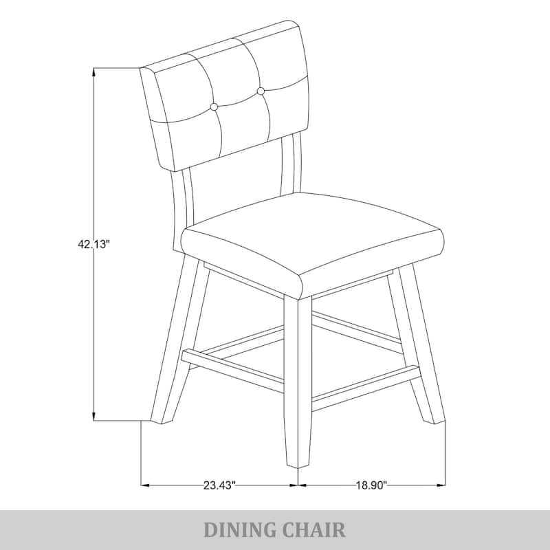 CraftPorch Modern Swivel Counter Chairs