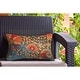 preview thumbnail 12 of 12, Lush Decor Marina Suzanie Indoor/Outdoor Pillow Blue