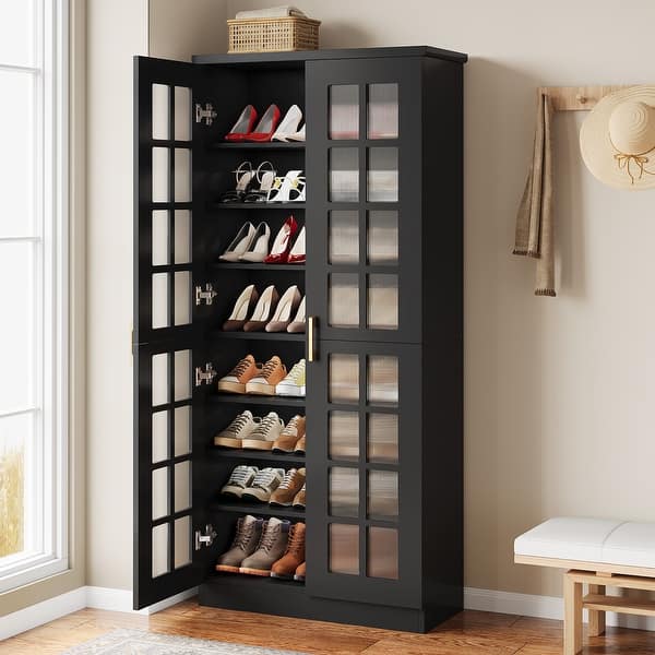 Shoe Storage Box Led Light Sneaker Storage And Display Tall Shoe