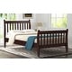 preview thumbnail 1 of 9, Platform Bed with Wooden Slat System for Supple Mattress Support - Size Tiwn, Espresso Espresso - Twin