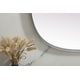 preview thumbnail 7 of 9, Elegant Lighting MR2B2440 Brynn 24" W x 40" H Modern Oval Bathroom
