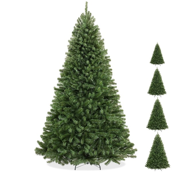 slide 2 of 21, Realistic Green Spruce Artificial Christmas Tree with Stand