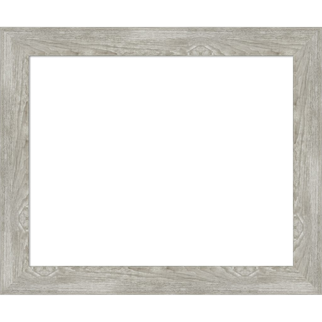 Amanti Art Dove Greywash Framed Dry Erase Magnetic Board