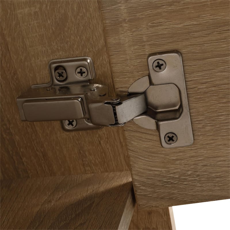 Bathroom Vanity With Sink In 16/18 Inch, Freestanding Bathroom Vanity With Soft Close Door