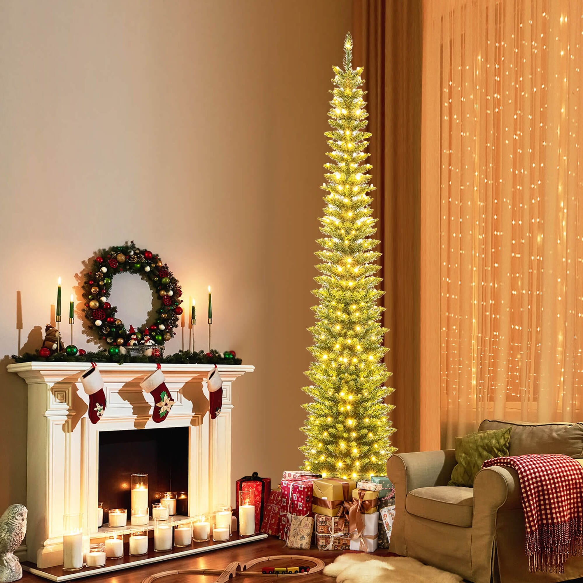 5-6-7-8-9-FT-Pre-lit-Christmas