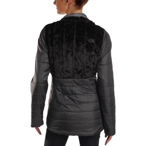 north face white winter jacket