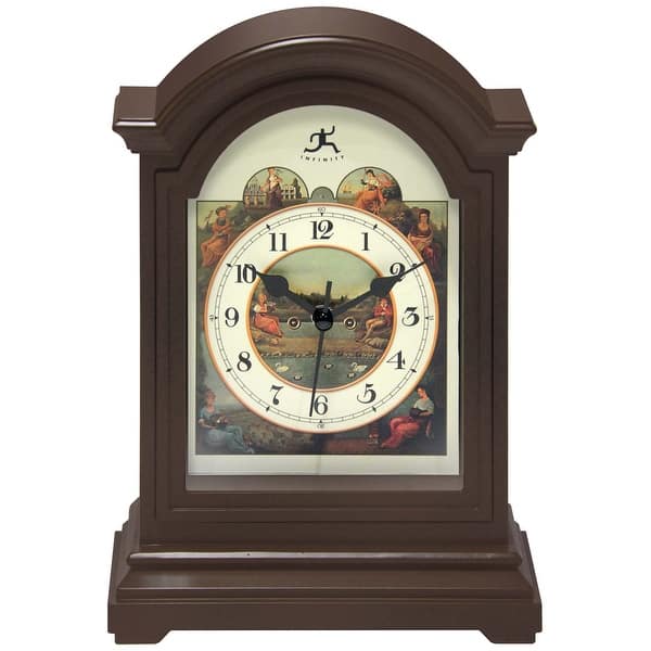 slide 2 of 15, Plastic Tabletop Clock - 9 x 3 x 5.5