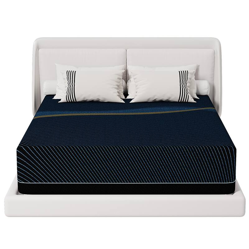 12-inch Black Memory Foam Mattress with Removable Cover, CertiPUR-US Certified