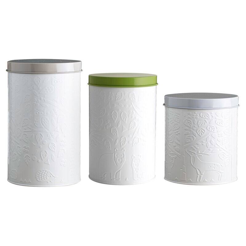 In the Forest Storage 3 Piece Kitchen Canister Set
