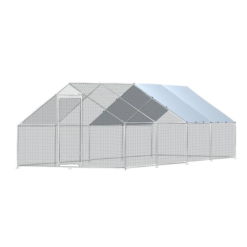 Metal Chicken Coop Walk-in Poultry Cage with Waterproof