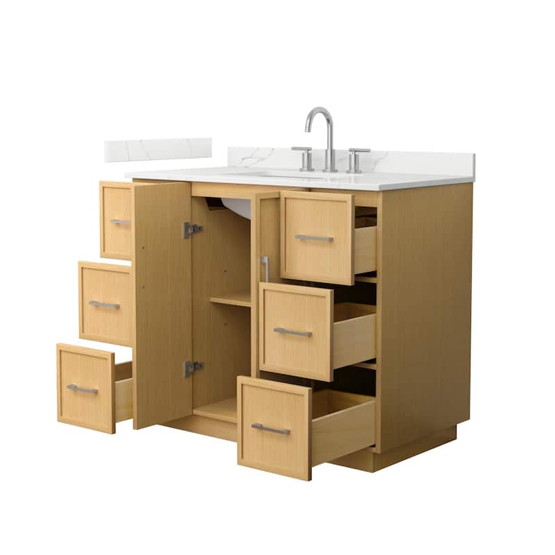 Wyndham Collection WCH7474-42S-QTZ-US3MXX Elan TK 42" Free Standing