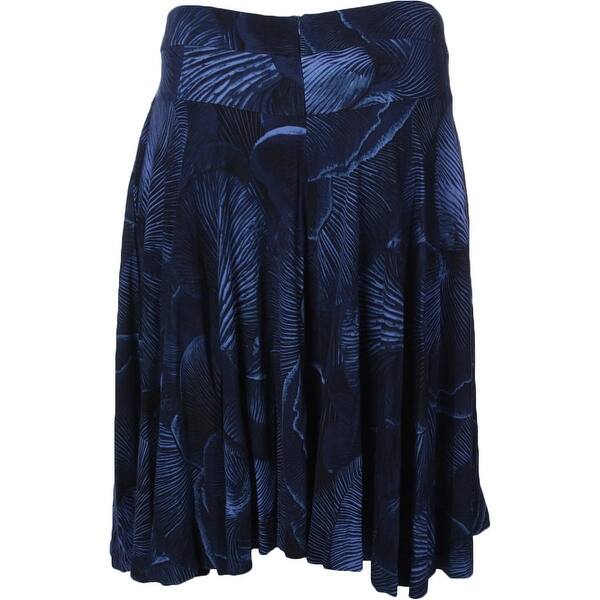 Shop Melissa Mccarthy Seven7 Womens Plus A Line Skirt Printed
