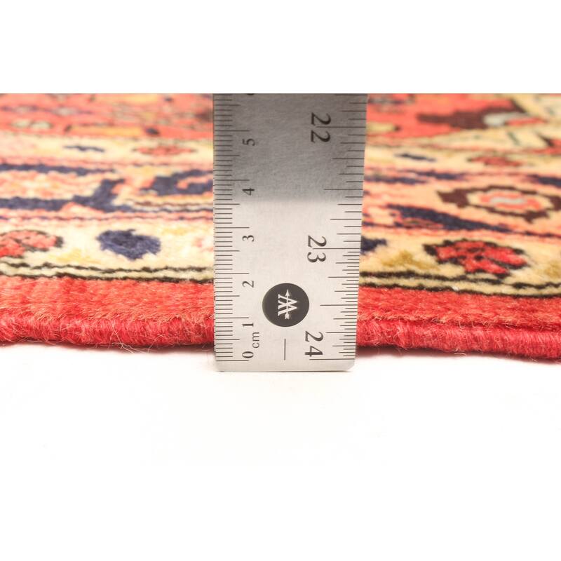 ECARPETGALLERY Hand-knotted Andelz Red Wool Rug - 2'5 x 10'0