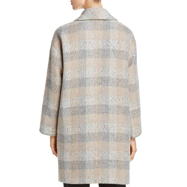 Shop Eileen Fisher Womens Wool Coat Winter Wool S Overstock