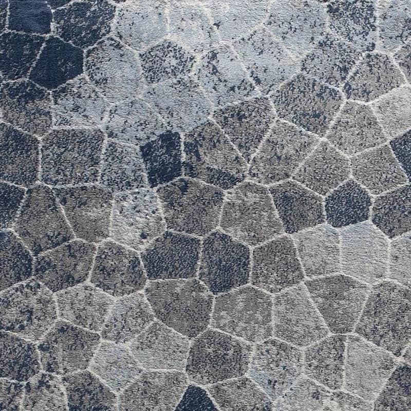HomeRoots Cobblestone Contemporary Rectangle Area Rug - 36 in. x 27 in. x 0.4 in.