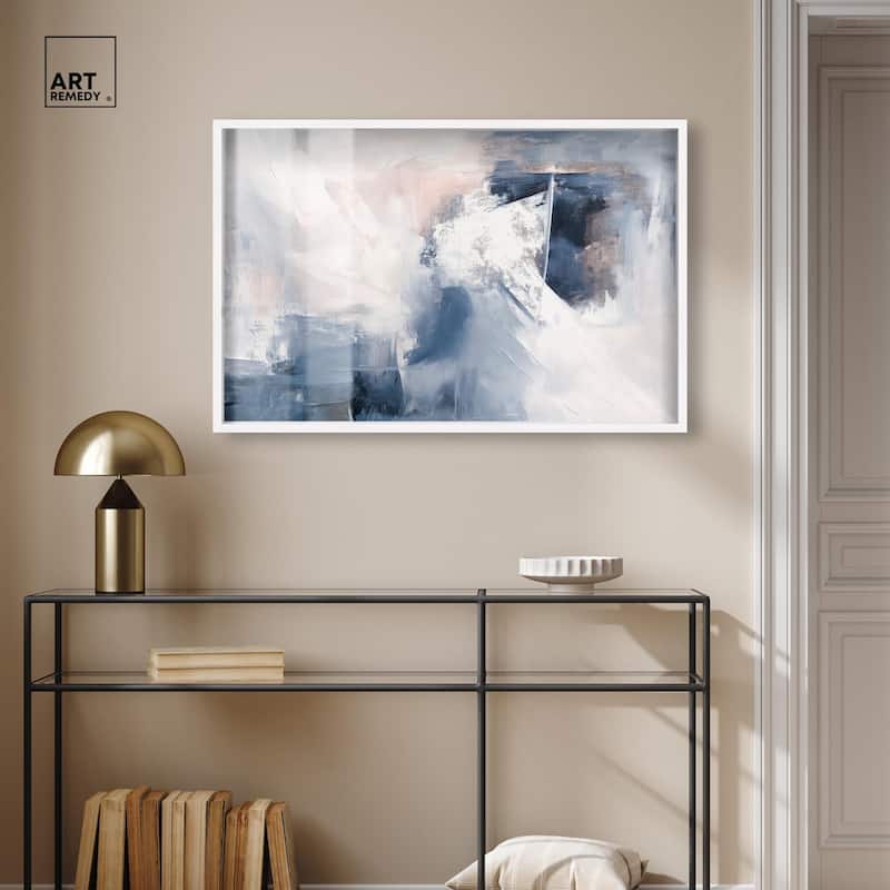 Blue Rapture II Shadowbox by Art Remedy