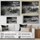 Designart “Black And White Beach Scenery I” Beach Wall Art - Bed Bath