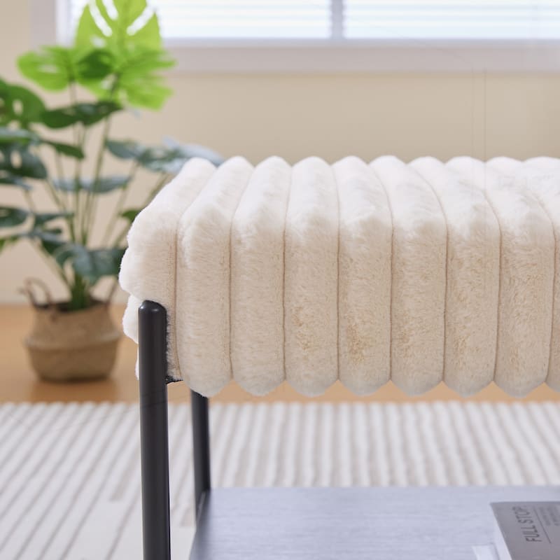 30.7"Wide Upholstered Ottoman