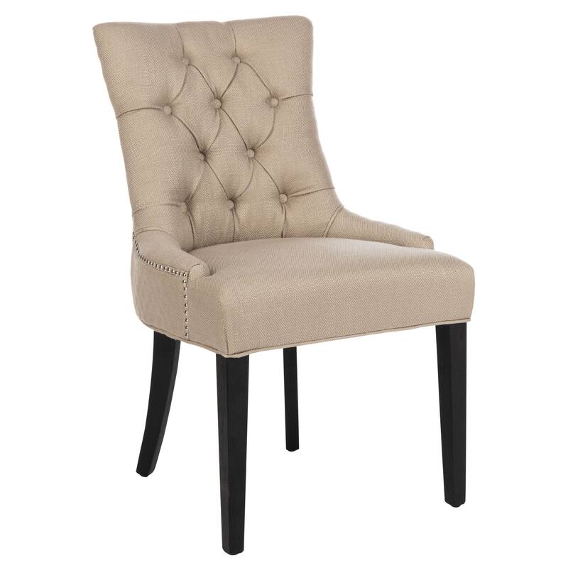SAFAVIEH Dining Abby Viscose Blend Dining Chairs (Set of 2) - 22"x23.8"x36.4"