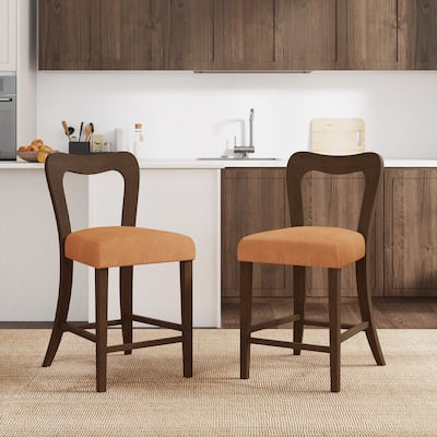 Christopher Knight Home - Counter Stool Set of 2 Without Arms, Fabric
