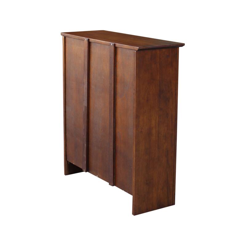 Shaker Solid Wood Bookcase, 36" High