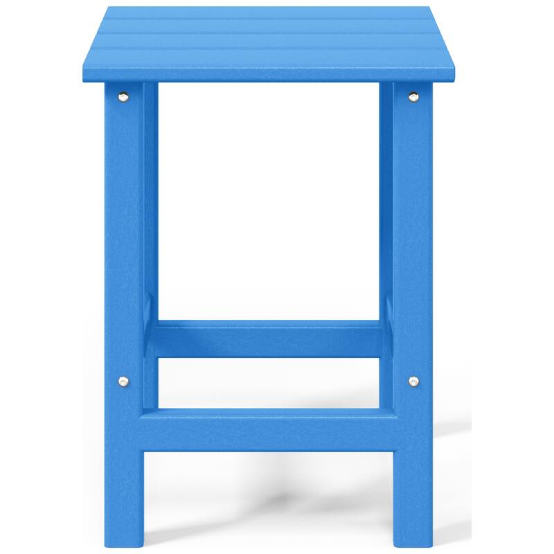 Aderson Outdoor Poly Adirondack Chair with Side Table