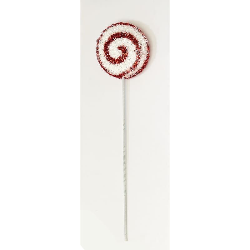 22" Candy Cane on Stake - Multicolor