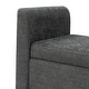 preview thumbnail 37 of 69, Franco Modern Upholstered Storage Bench with Two Throw Pillows and Thick Padded Cushion