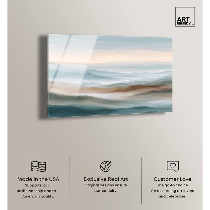 Nuance of the Range III Acrylic by Art Remedy, Ready to Hang