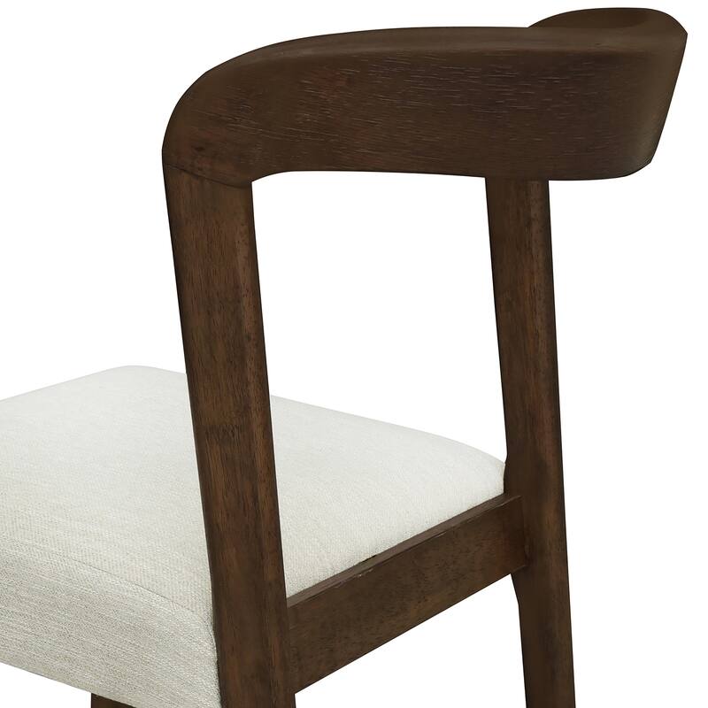 Christopher Knight Home - Nathair Rubberwood Fabric Counter Stools (Set of 2)
