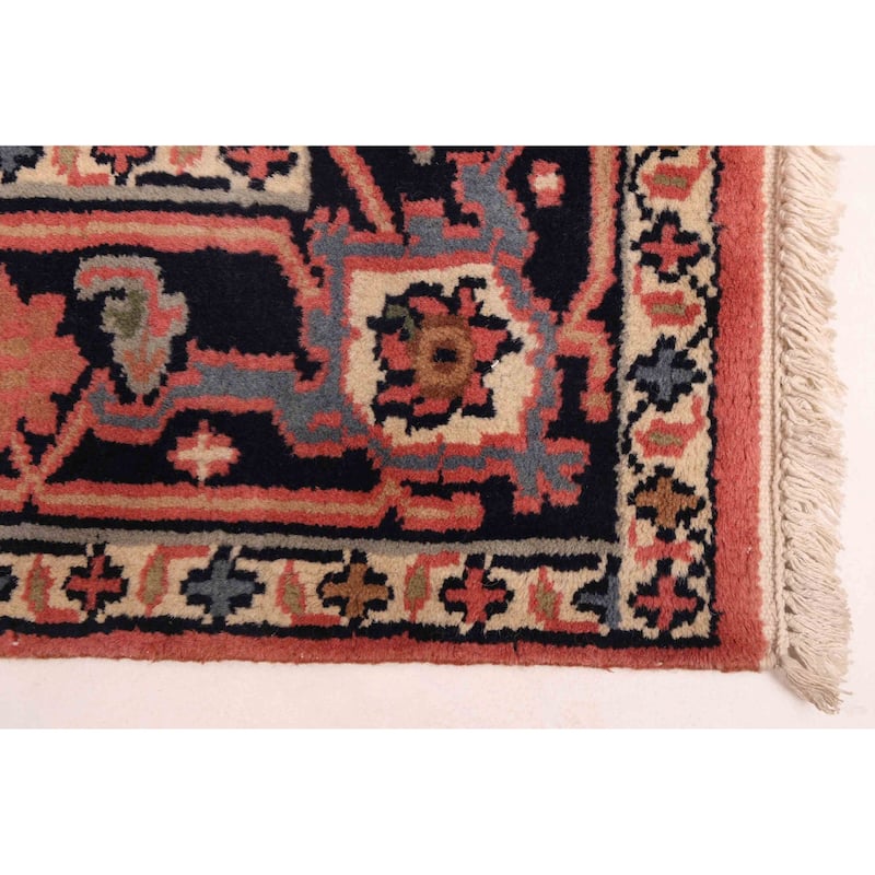 ECARPETGALLERY Hand-knotted Jules Serapi Dark Copper Wool Rug - 6'0 x 9'0